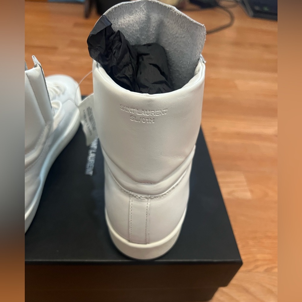Saint Laurent SL/01H high top sneakers size EU 41 US 8 - Picture 3 of 9